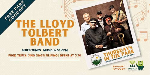 Lloyd Tolbert Band @ Emerald Park