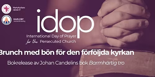 Brunch med b\u00f6n f\u00f6r den f\u00f6rf\u00f6ljda kyrkan och bokrelease 