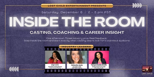 LCE Presents: Inside the Room - Casting, Coaching & Career Insight