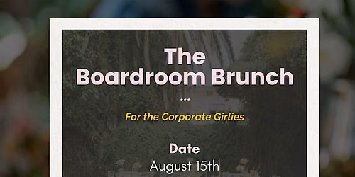 The Boardroom Brunch