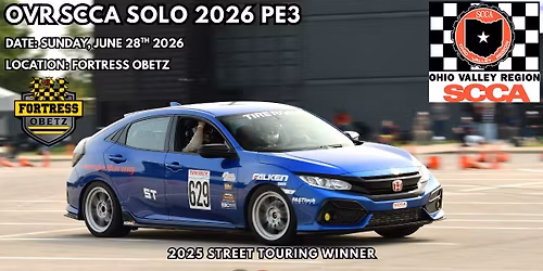 OVR SCCA Solo 2026 Points Event 3