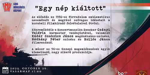 "Egy n\u00e9p ki\u00e1ltott" a Koncertmuzsika Zenekar \u00fcnnepi m\u0171sora