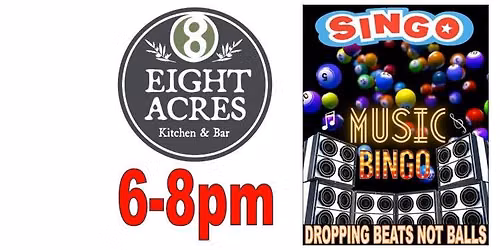 Singo "Music Bingo" Game Night at 8 Eight Acres in Brentwood