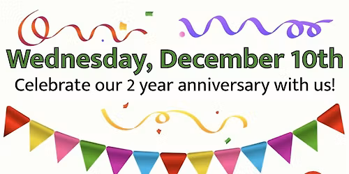 Potted Palm 2 Year Anniversary!