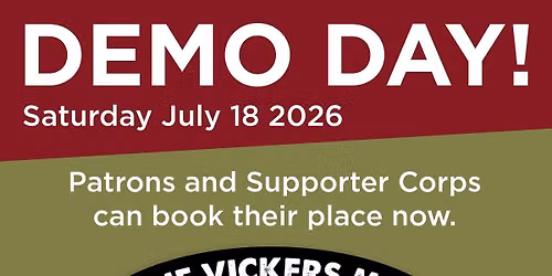 Vickers MG Demo Day