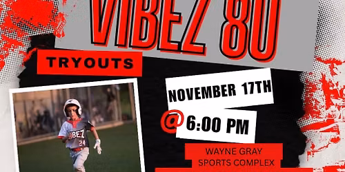 8u Vibez Select Baseball Tryouts