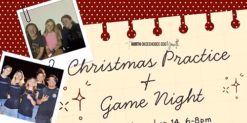Youth Christmas Practice & Game Night