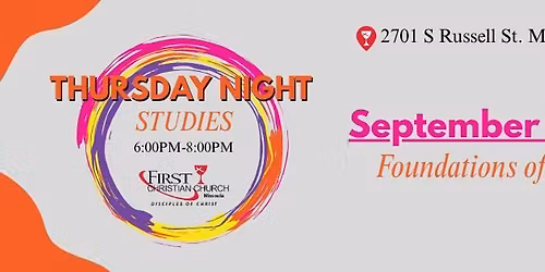 Thursday Night Studies