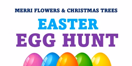 Easter Egg Hunt at MERRI Christmas Trees.