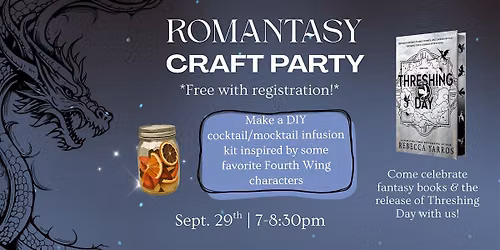 Romantasy Craft Party! DIY Cocktail\/Mocktail Infusion Kits