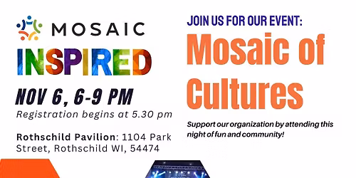 Mosaic Inspired: A Mosaic of Cultures Event