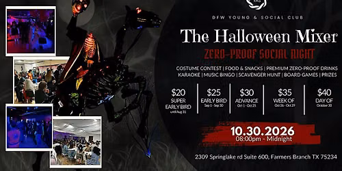 The Halloween Mixer: A Zero-Proof Social Night