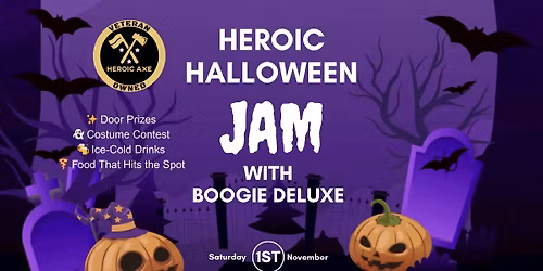 \ud83c\udf83 Heroic Halloween Jam with Boogie Deluxe \ud83c\udfb8