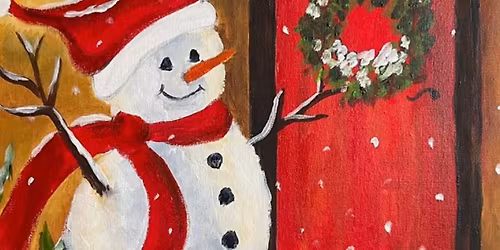 Christmas Paint Class- Snowman