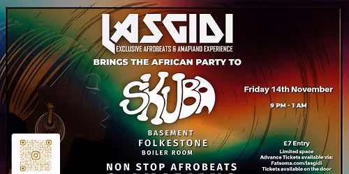 Lasgidi comes to Skuba Folkestone