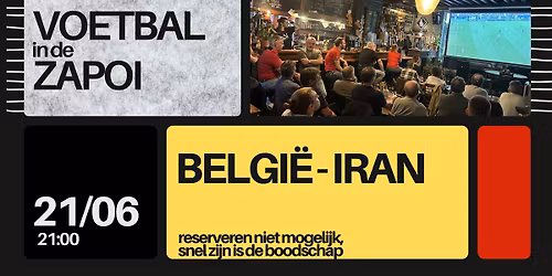 WK BELGI\u00cb - IRAN