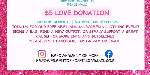 Empowerment Of Hope\u2019s 10 Year Anniversary - Women\u2019s Clothing Event!