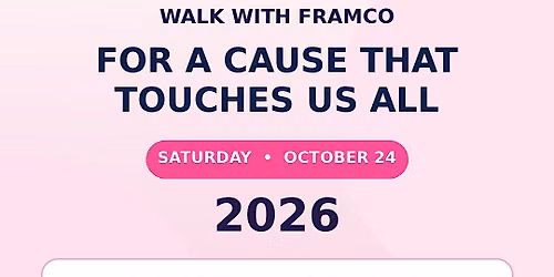 Walk with FRAMCO against Breast Cancer
