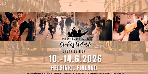 MIdnight Sun Contact Improvisation Festival Finland 10.-14.6.2026