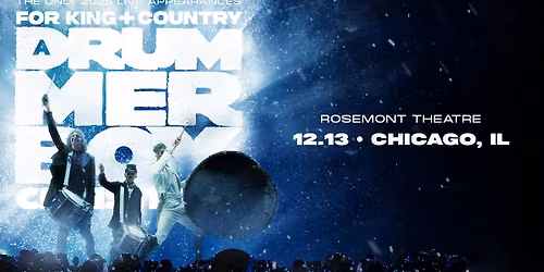 for KING & COUNTRY - A Drummer Boy Christmas