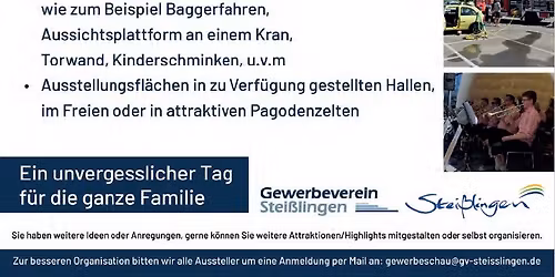 Gewerbeschau 2026 Stei\u00dflingen