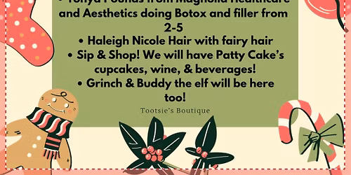 Tootsie\u2019s Boutique Christmas Open House!\ud83d\udecd\ufe0f\ud83c\udf84\ud83c\udf85