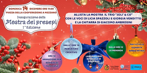 FESTA DI INAUGURAZIONE MOSTRA DEI PRESEPI 1^ EDIZIONE-MEZZANO (RA)
