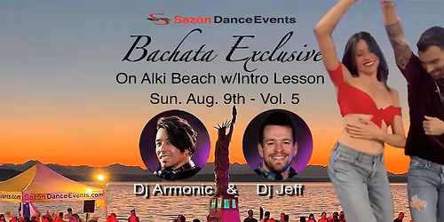 Sunday Bachata Exclusive on Alki Beach w\/intro lesson Vol. 5