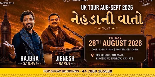 Rajbha Gadhvi & Jignesh Barot Lok Dayro 2026 | London