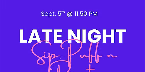 Late Night Puff n Paint @ Baltimore's BEST Art Gallery!
