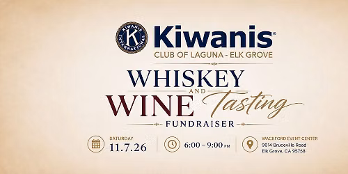 Whiskey & Wine Tasting Fundraiser