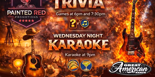 Wednesday Night Trivia and Karaoke - Great American Ranch (Mechanicsville)