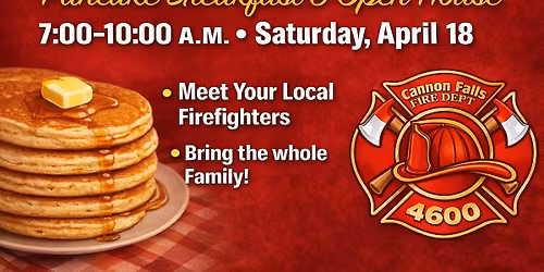 Pancake breakfast and open house