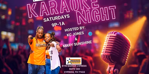 Koozies sports bar Saturday night karaoke hosted by KC Jones and Mary sunshine
