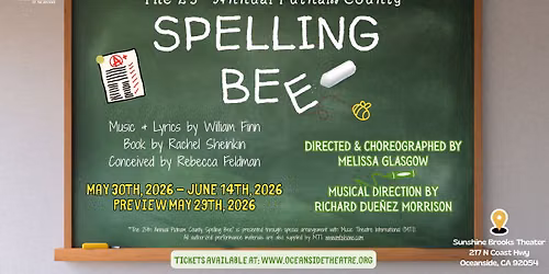 OTC at the Brooks presents "The 25th Annual Putnam County Spelling Bee"