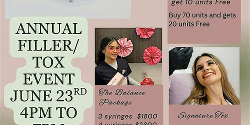 Filler & Tox Event