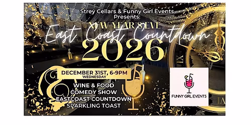 New Years Eve Comedy Bash @ Strey Cellars Winery, Oxnard