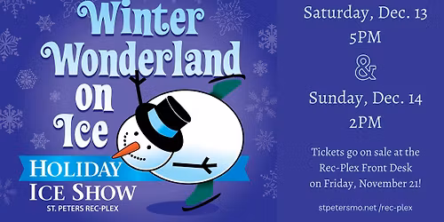 Winter Wonderland on Ice Holiday Ice Show- Sunday Show