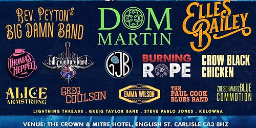 EMMA WILSON : (SAT) CARLISLE BLUES RHYTHM & ROCK FESTIVAL 2026