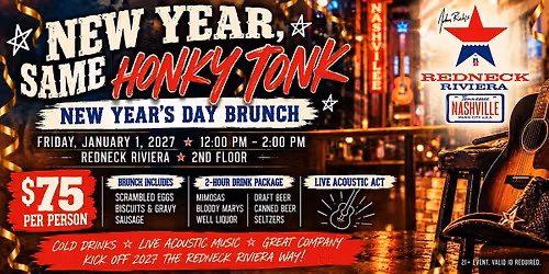 New Year, Same Honky Tonk: New Year\u2019s Day Brunch