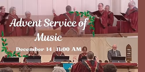 Advent Service of Music