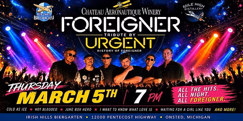 Foreigner Tribute by Urgent