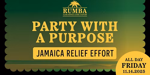 PARTY WITH A PURPOSE -Jamaica Relief Fund  (Patchogue)