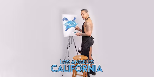 Booze N' Brush Next to Naked Sip n' Paint Los Angeles Exotic Male Model