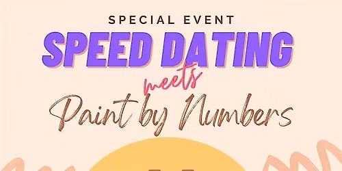 Speed Dating Meets Paint by Numbers | 28-39 yr | Nth Melb