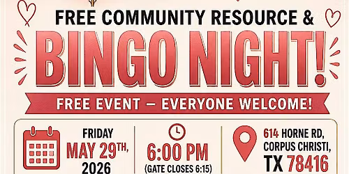 The Burning Rose Foundation Community Resource & Bingo Night