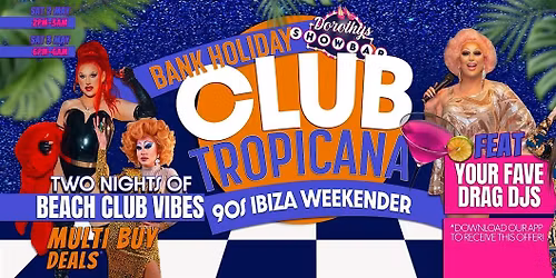 Club Tropicana 90s Ibiza Weekender