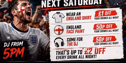 England Match-Day Party! 