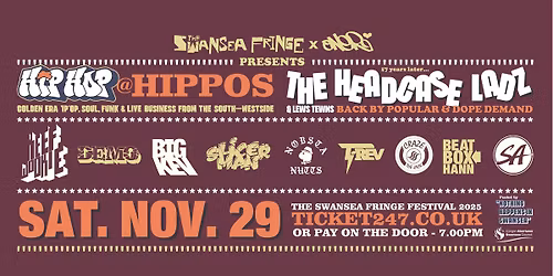 Hip Hop at Hippos (Oner X Swansea Fringe)