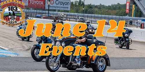 SUNDAY \u2013 JUNE 14 EVENTS